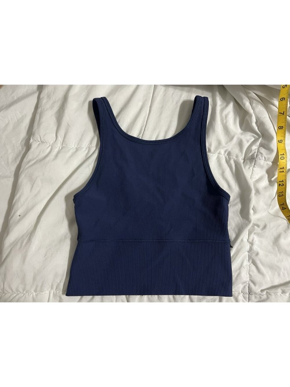 Lululemon Dark Navy Blue Power Pivot Reversible Tank Top Size 4